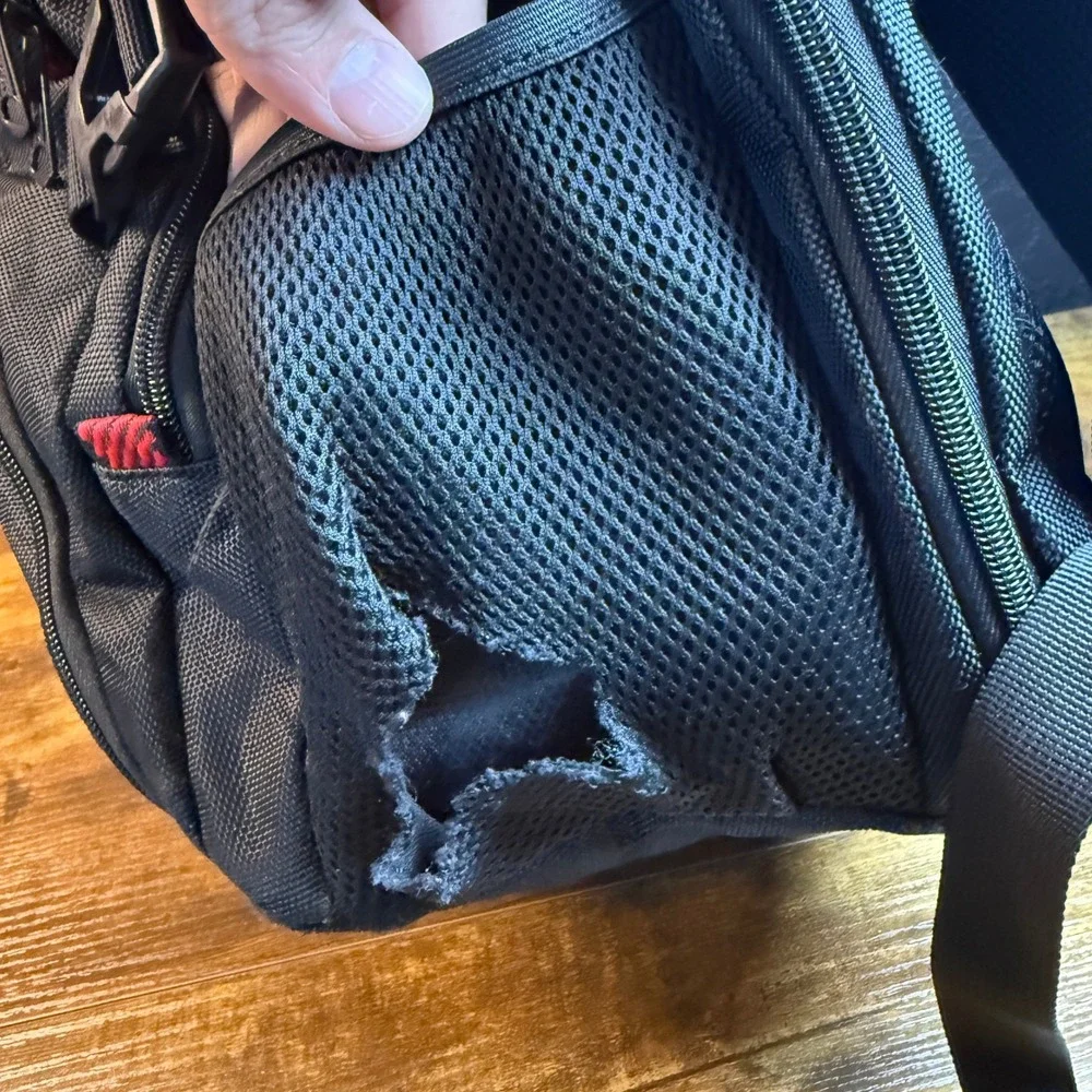 Yorepek Extra Large Travel‎ 17 Inch Laptop Black Polyester Backpack Mens OS